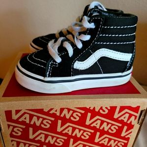 Shoes- Sk8-Hi Vans - Hightop Toddler shoes